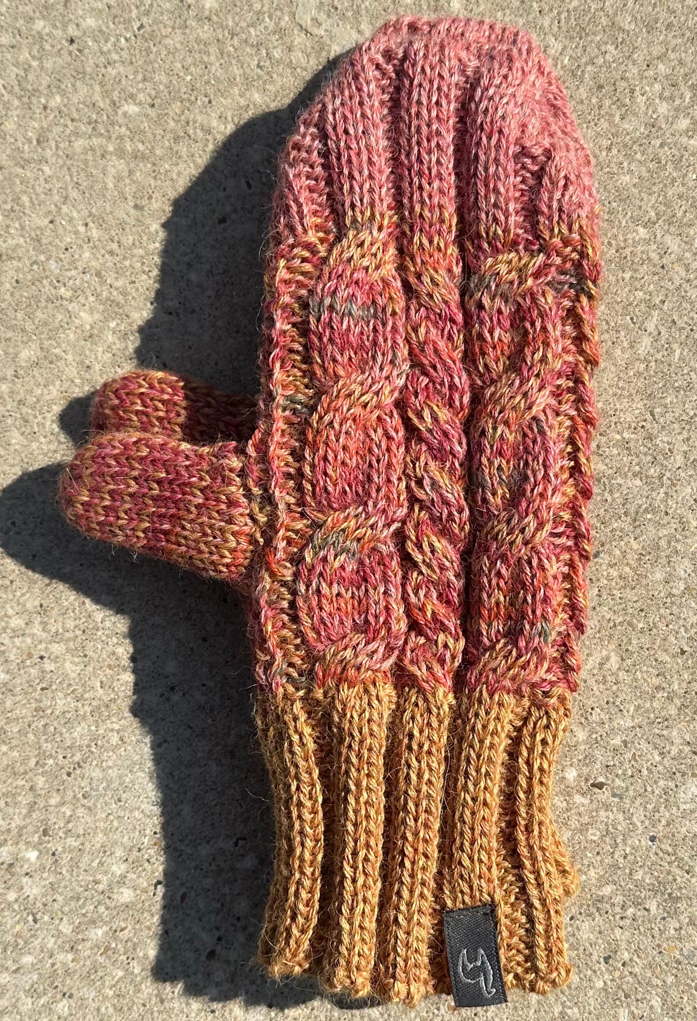 SHU Kid's Alpaca Braided Mittens