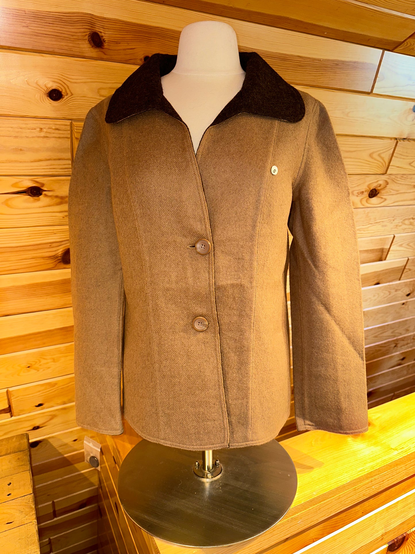 CA Ladies Reversible Classic Alpaca Jacket