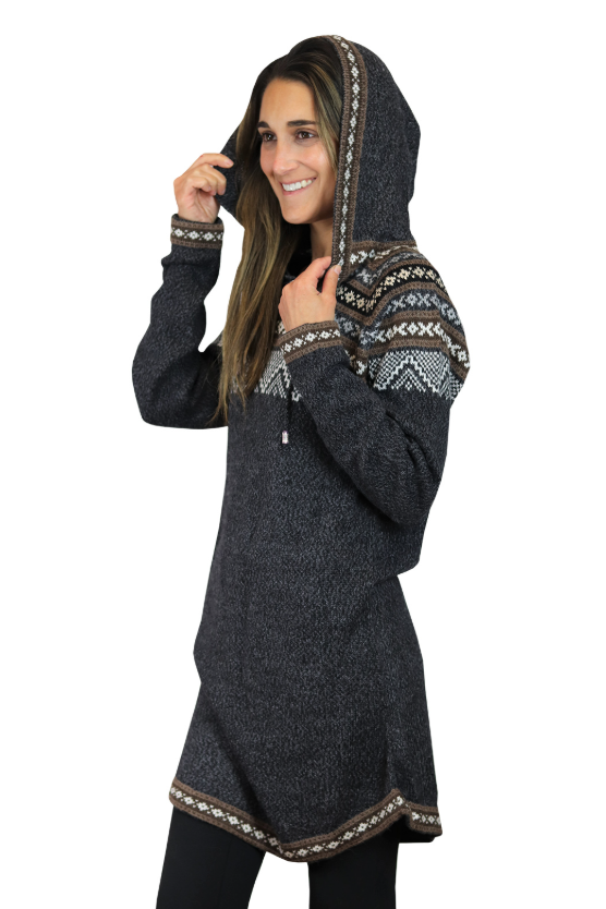 ART Women's Alpaca Tunic Hoodie WD015