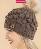 CA Priscilla Alpaca Fur Pom Hat