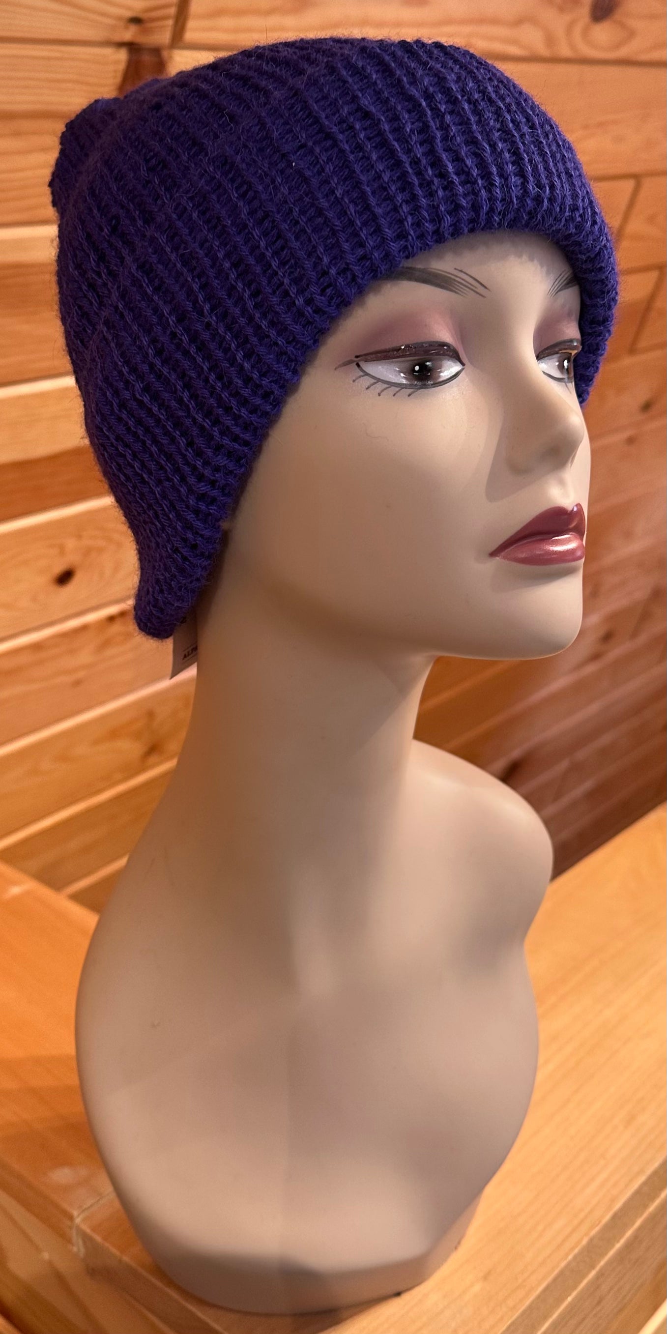 Alpaca Knit Toboggan Hat