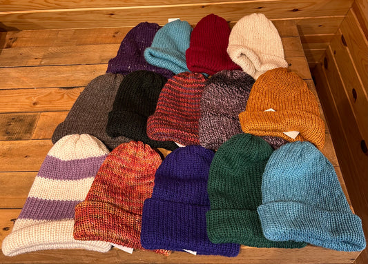Alpaca Knit Toboggan Hat