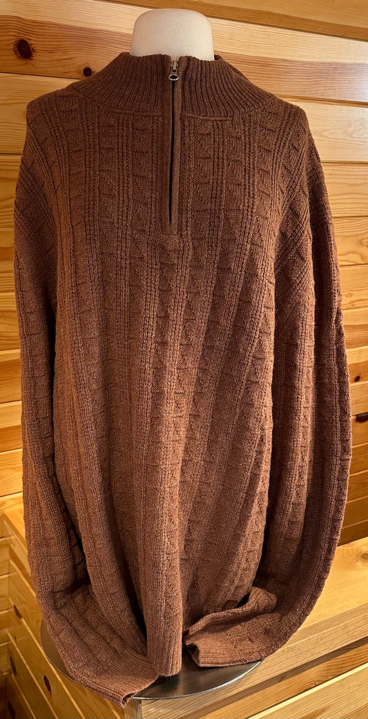 CA Men's Alpaca Joseph Quarter Zip Sweater