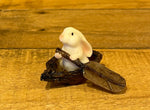 TLT Rabbit Rowing Boat Figurine