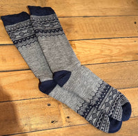 CA Fair Isle Alpaca Socks
