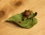 TLT Turtle on Leaf Figurine