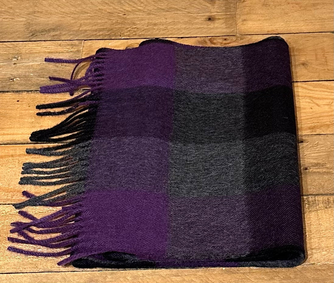 CA Alpaca Woven & Brushed Bfl Scarf