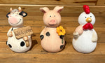 Ganz terracotta Bless this Farm Figures