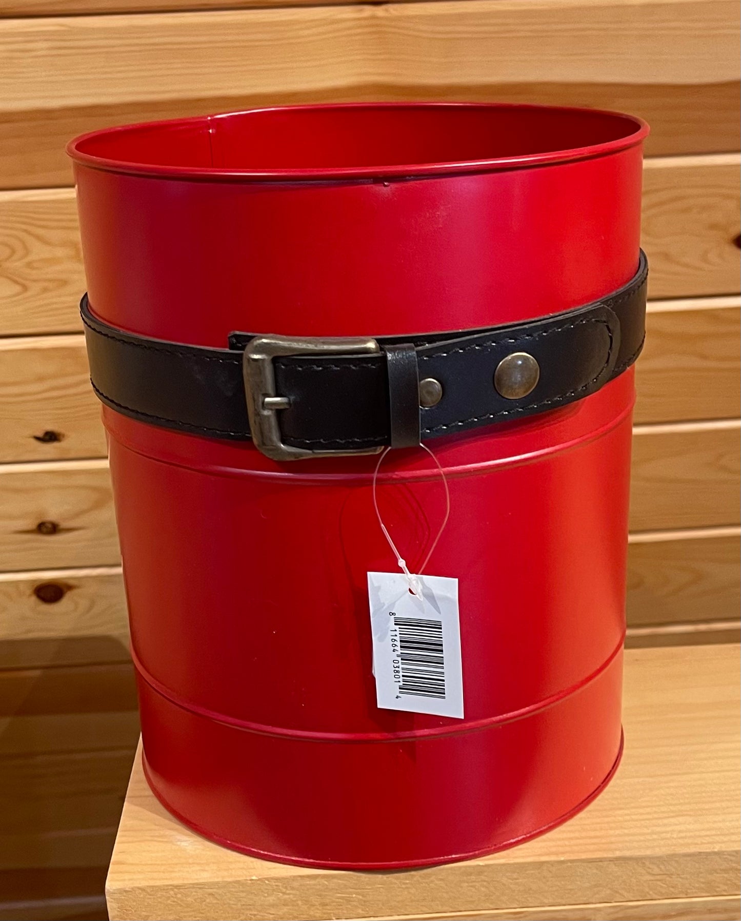 DNS Santa Belt Red Bucket
