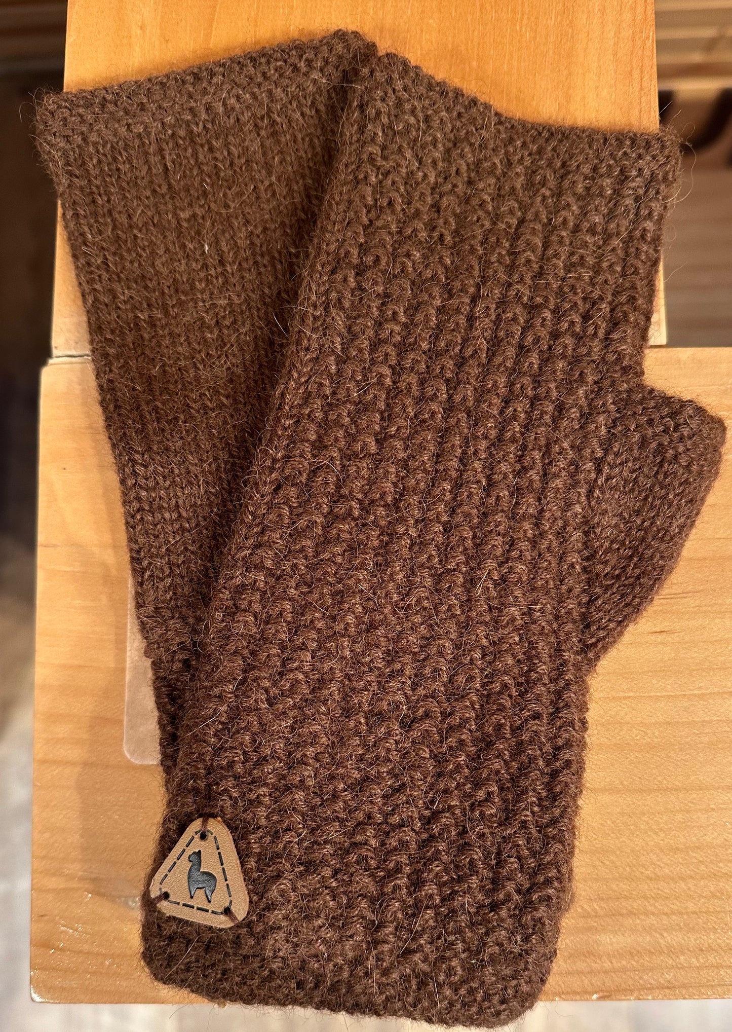 CA Alpaca Men's Fingerless Gloves