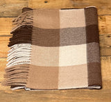 CA Alpaca Woven & Brushed Bfl Scarf