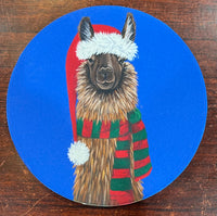 GBA Xmas Llama Coaster