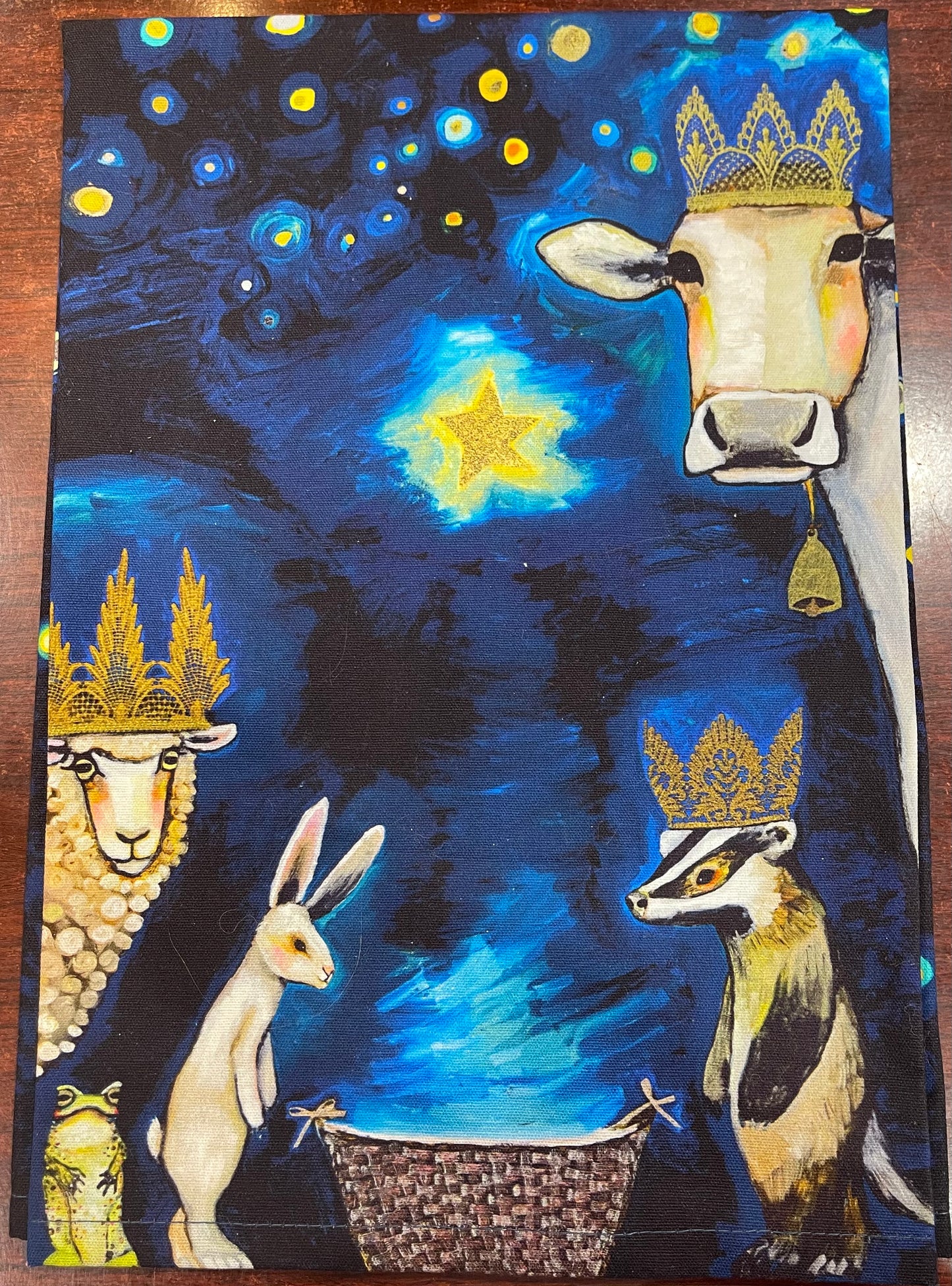 GBA Holiday Nativity Tea Towel
