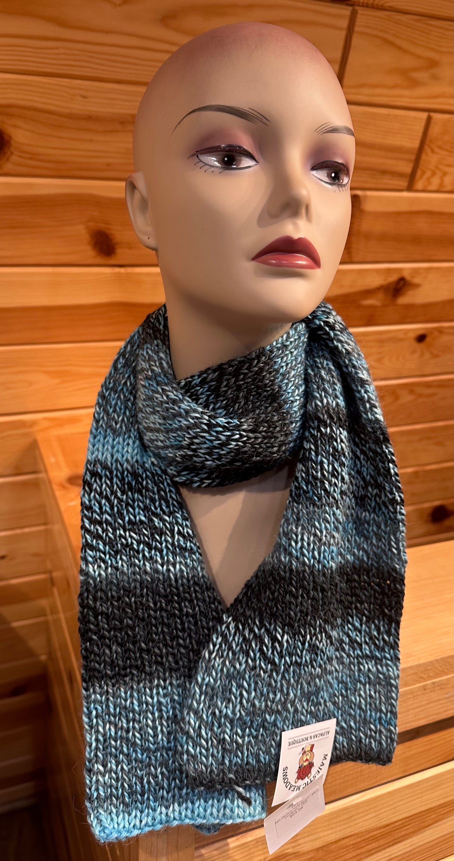 MMA Alpaca Knit  Scarf