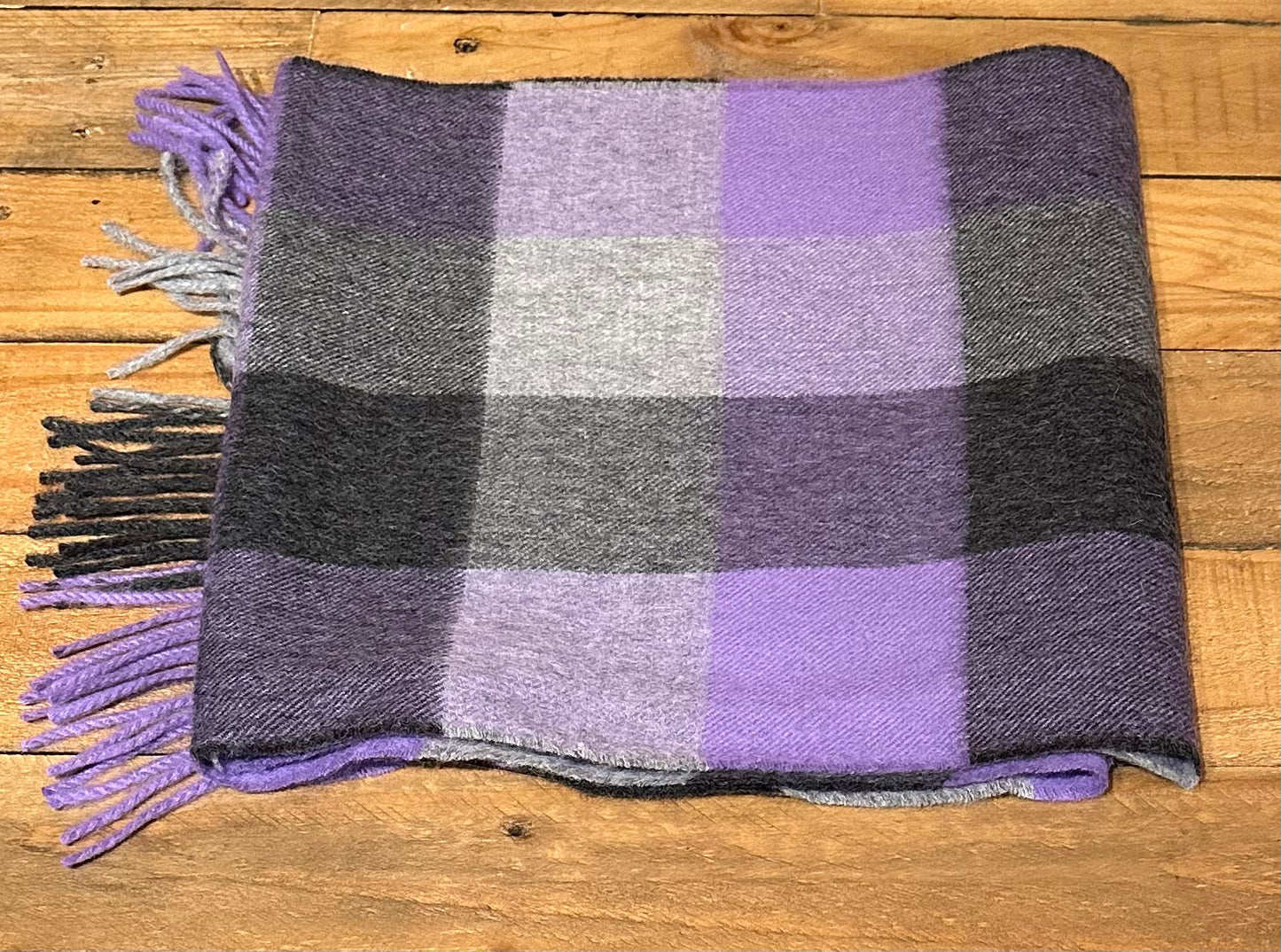 CA Alpaca Woven & Brushed Bfl Scarf
