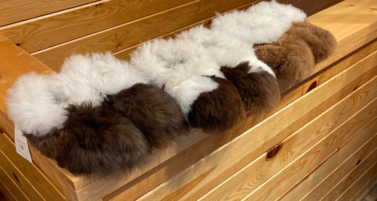 Alpaca Fur Slippers