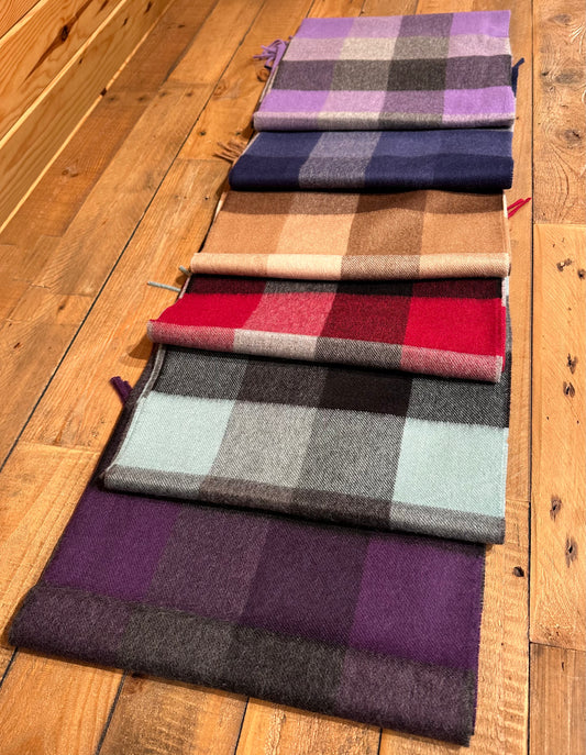 CA Alpaca Woven & Brushed Bfl Scarf