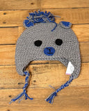 DAW Alpaca Kids Face Hat W/Tassels