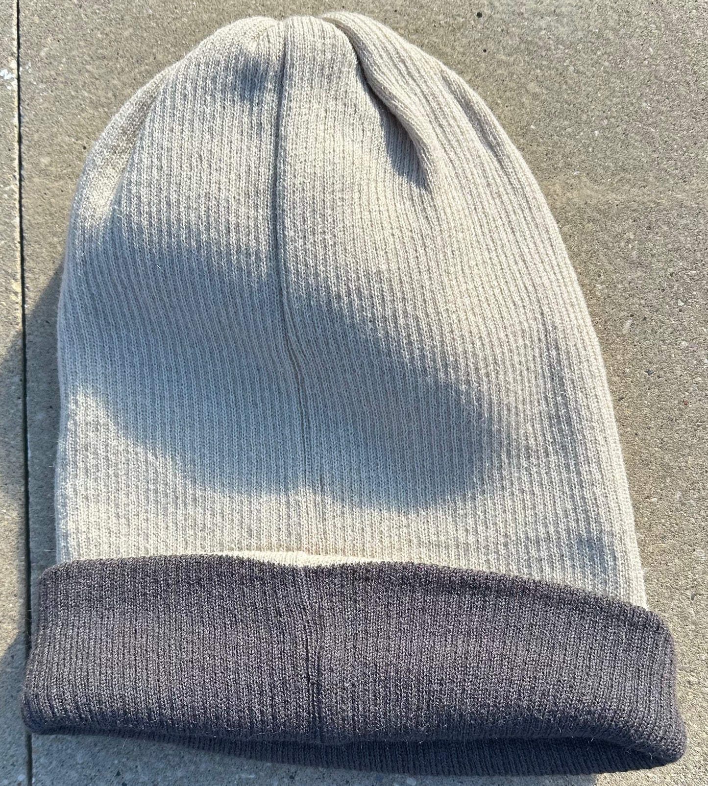 SHU Alpaca Beanie Reversible Rib