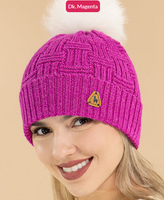 CA Brittany Fur Pom Pom Hat