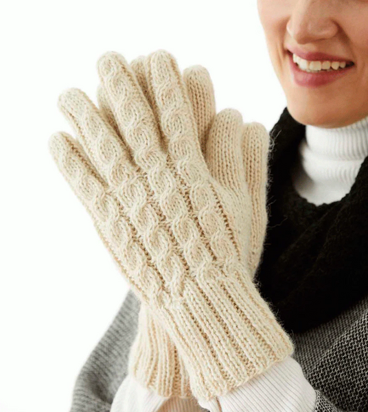 PL Trenza Cable Knit Gloves