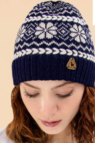 CA Geometric Alpaca Hat