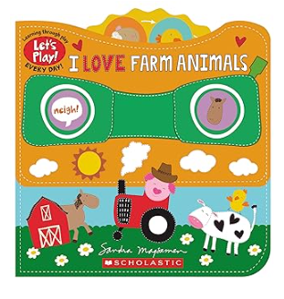 I Love Farm Animals Book