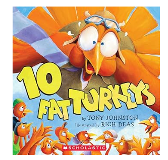 Ten Fat Turkeys Board Book
