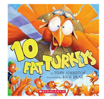 Ten Fat Turkeys Board Book