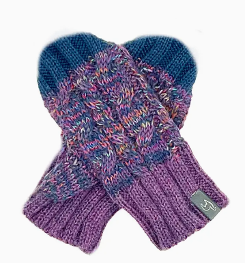 SHU Kid's Alpaca Braided Mittens
