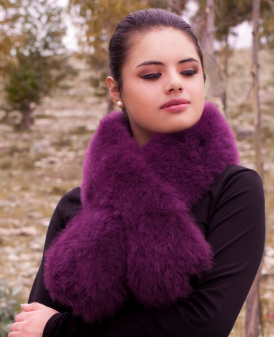 CA Baby Alpaca Fur Stole