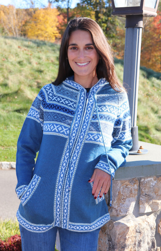 ART Women's Alpaca Zip-Up WS071