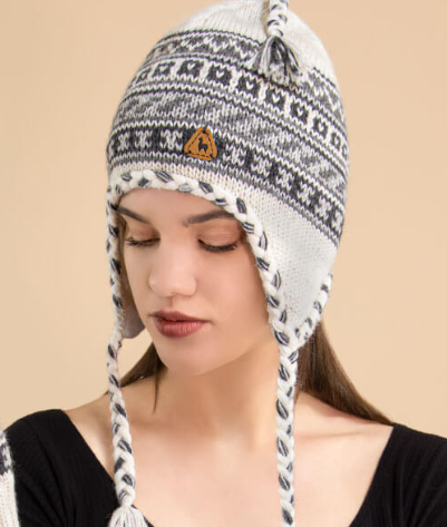 CA Alpaca Hat Fleeced Lined Ear Flaps
