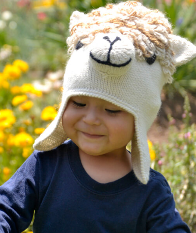CA Alpaca Kids Alpaca Hat
