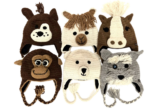 ART Alpaca Kids Animal Hat C352H
