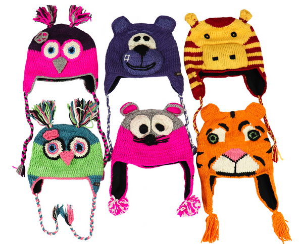 ART Alpaca Kids Animal Hat C322