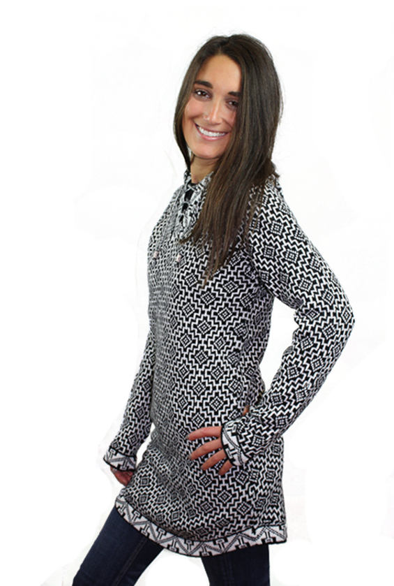 ART Women's Alpaca Tunic Hoodie WD308