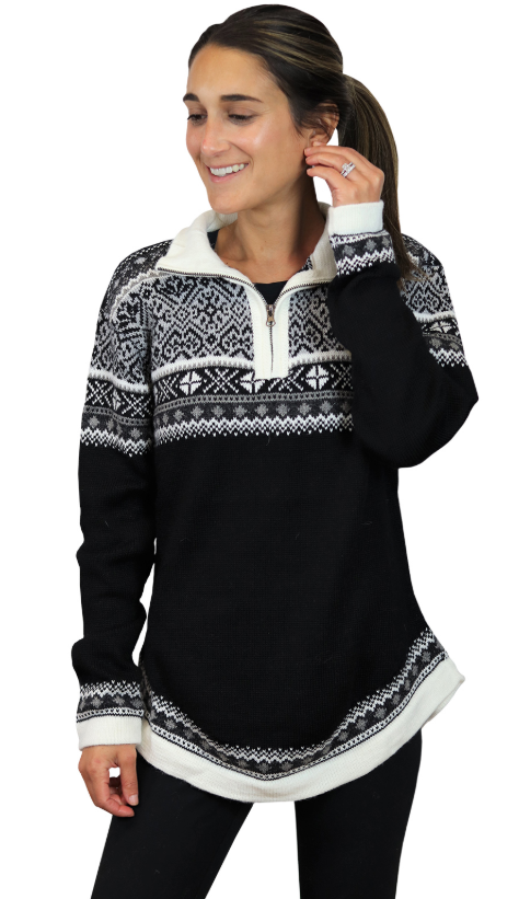 ART Women's Alpaca Quart Zip WS079