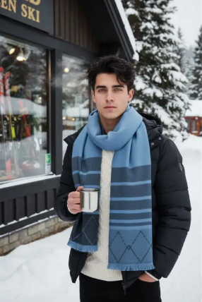 CAP Zigzag Alpaca Scarf