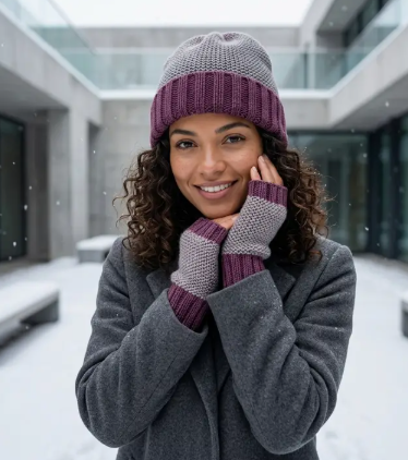 SHU Alpaca Trail Cuff Hat