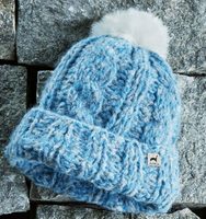 Marshmallow Trenza Hat