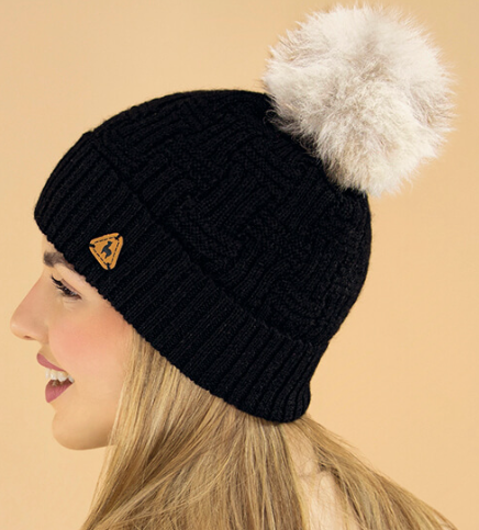 CA Brittany Fur Pom Pom Hat