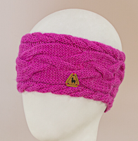 CA Alpaca Braided Knit Headband