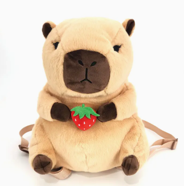 CI Capybara Plush Backpack