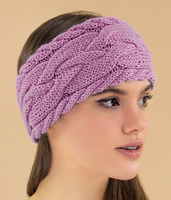 CA Alpaca Braided Knit Headband