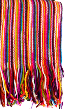 ART Mixed Colored Alpaca Scarves