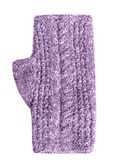 Alpaca Cable Fingerless Gloves