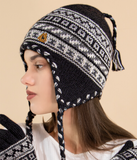 CA Alpaca Hat Fleeced Lined Ear Flaps