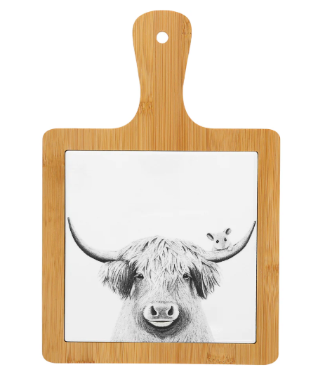 PGC Bamboo & Ceramic Tile Trivet