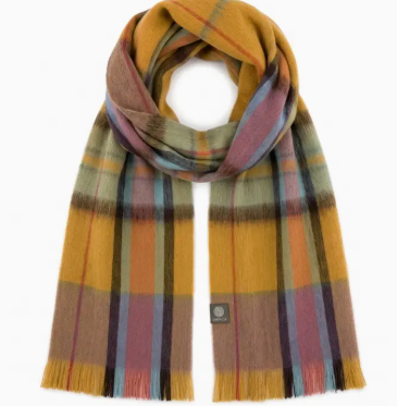 SHU Alpaca Tartan Scarf